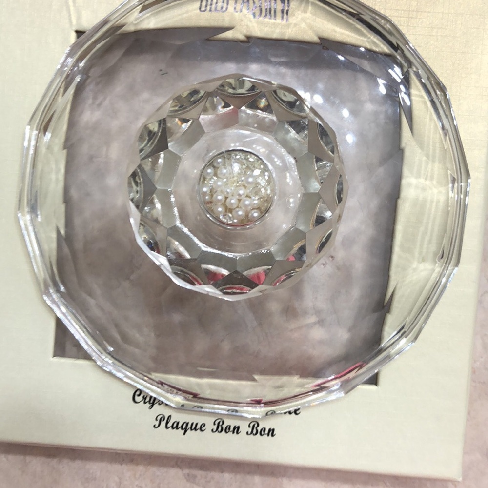 Brand new crystal like  plate